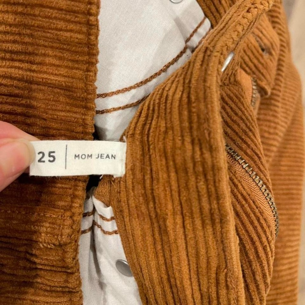 PacSun Brown Corduroy Jeans 90s Skater Baggy Straight Leg‎ Earthcore Grunge Y2K - Picture 7 of 8